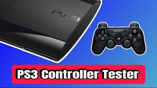 PS3 Controller Tester: Is Your Controller Working Properly?#ps3 Profile