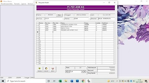Coding Simpan, Batal, dan Close pada Penjualan Kredit VB6 || belajar vb6