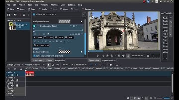 How To Correct A Tilted Video Clip Using Kdenlive.