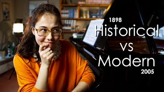 Historical vs Modern Instrument: Playing on a Pleyel  1898