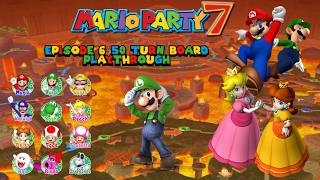 Mario Party 7 50 Turns Live Stream Playthrough Part 6 Finale Bowser's Enchanted Inferno