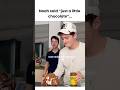 Noah really said “pancake”… it’s 90% chocolate now 😭🍫 #noahschnapp