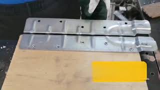 Small hole hinge for pallet collar packaging box  manufacturing process