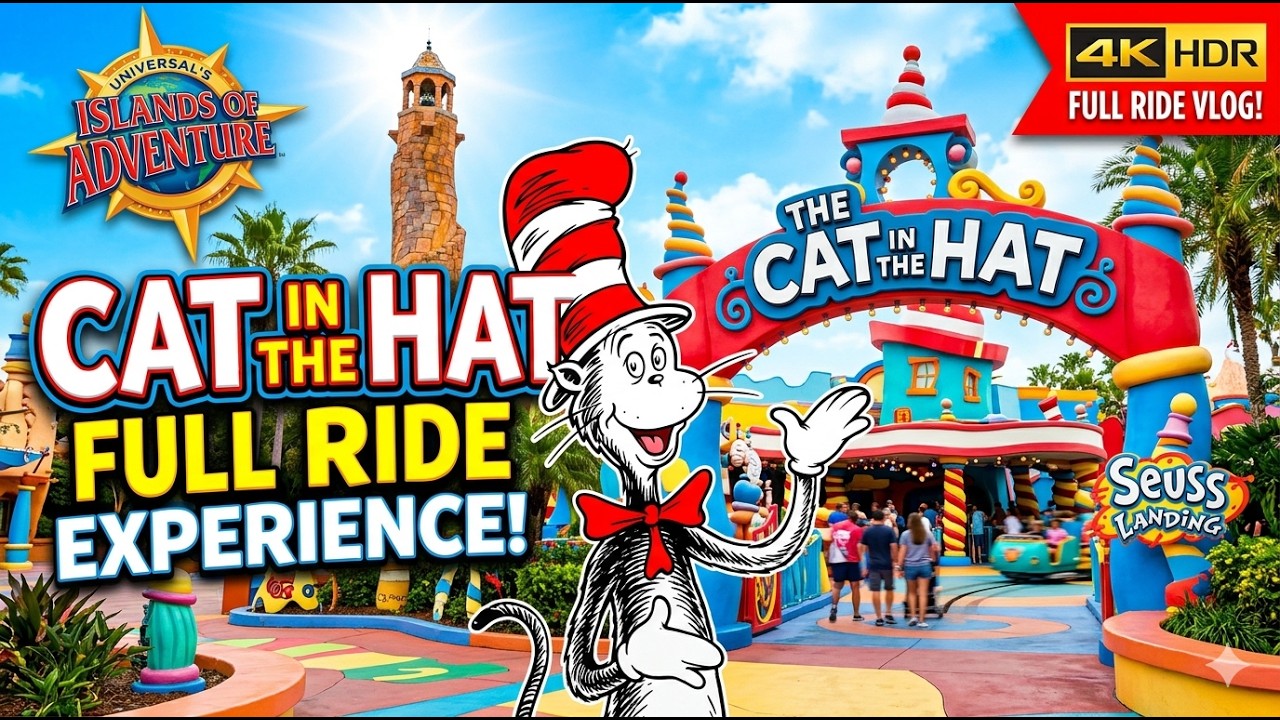 The Cat in the Hat Ride | Full POV & Experience [4K] | Universal ...