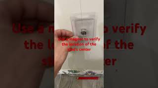 How to accurately find the center of a stud in a wall every time, in less than a minute-Part1-#diy