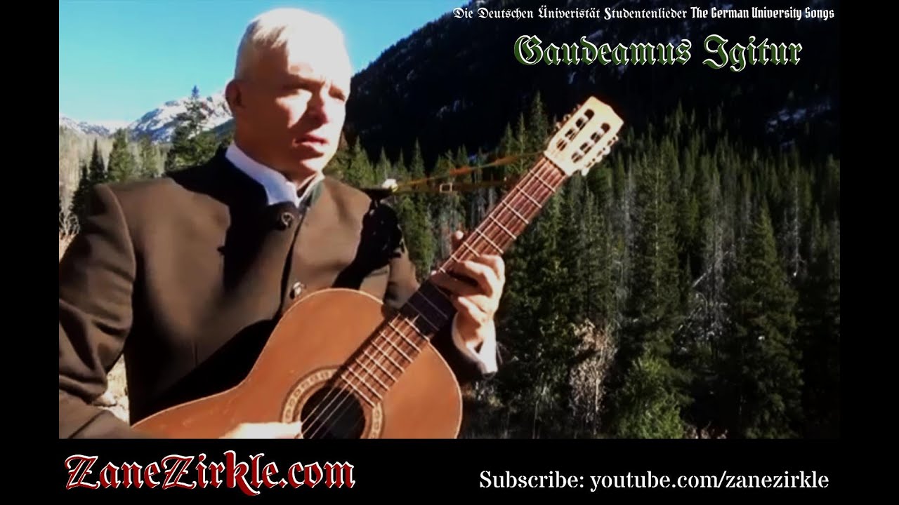 ZWV 10 die Deutschen Üniveristät Studentenlieder  Gaudeamus Igitur Gore Creek Trail Vail