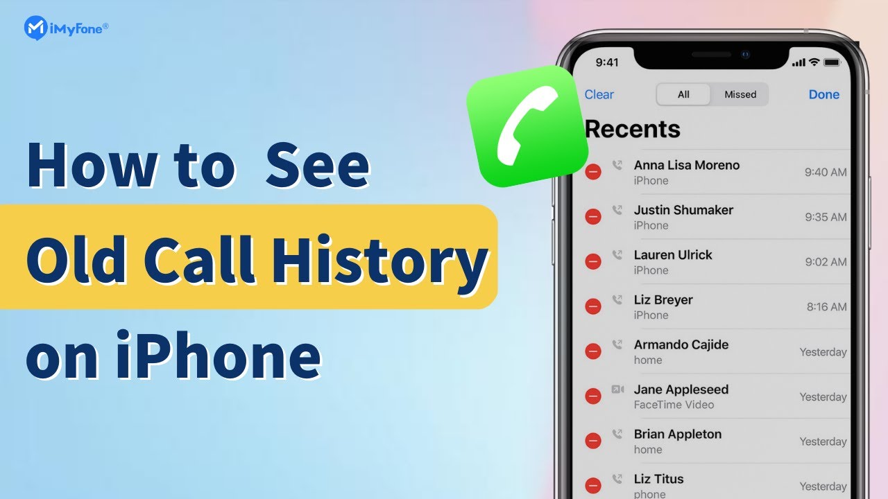 How to see old call history on iPhone