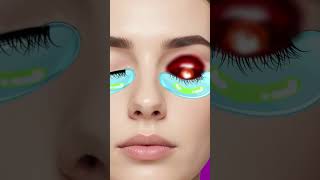 Satisfying Eye Cleaning ASMR Animation #shorts