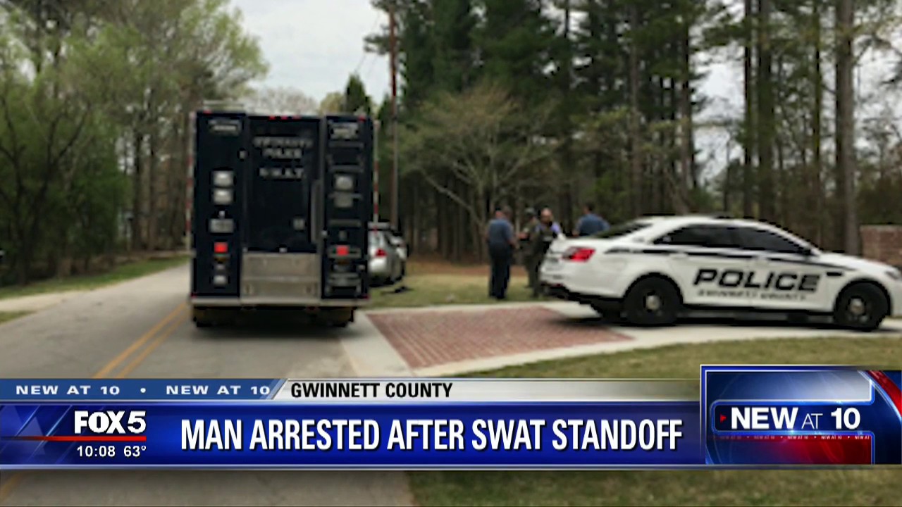Man arrested after Gwinnett County SWAT standoff - YouTube