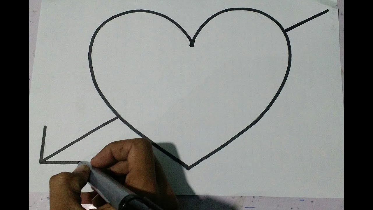Line illusion 3D Hearts Most Satisfying heart illusion