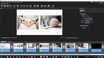 Demonstration of How to Create a Wedding Slideshow in 6 Minutes