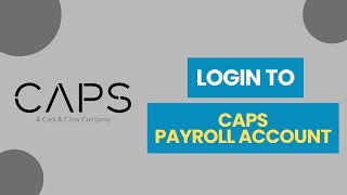 How to Login to Caps Payroll 2024?
