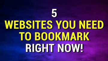 The ABSOLUTE BEST WEBSITES to BOOKMARK RIGHT NOW! | 2025