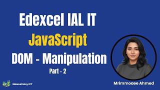 Edexcel IAL IT - Unit 2 - JavaScript Dom Manipulation (2) Net Worth