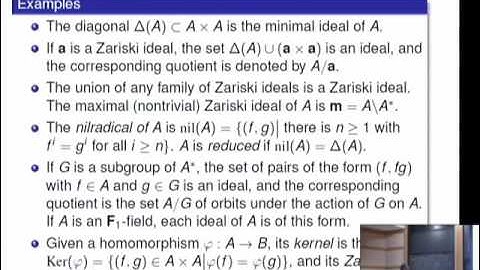 Analytic Geometry Over F_1 - Vladimir Berkovich