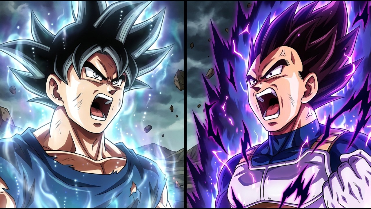 Goku vs Vegeta: Divine Instinct vs Ultimate Pride | Anime Power Awakening