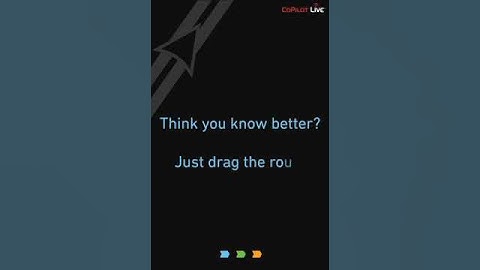 CoPilot Premium Tutorial l Alternate Routes