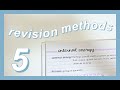 5 easy revision methods  how to pass your exams