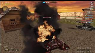 TANKI ONLINE JOGANDO COM INSCRITOS VALE XP/BP X1 TIRO PORRADA E BOMBA!