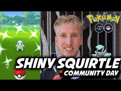 Squirtle Community Day Pokemon GO Shiny Squirtle Vlog "Iedereen bedankt!" Pokemon GO Vlog