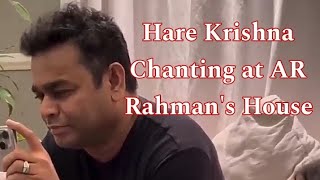 Iskcon chanting at AR Rahman's House Dubai |#viralvideo #iskconbalangir #india #iskcontemple