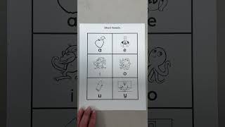 Short Vowels Tapping Chart - Call and Response