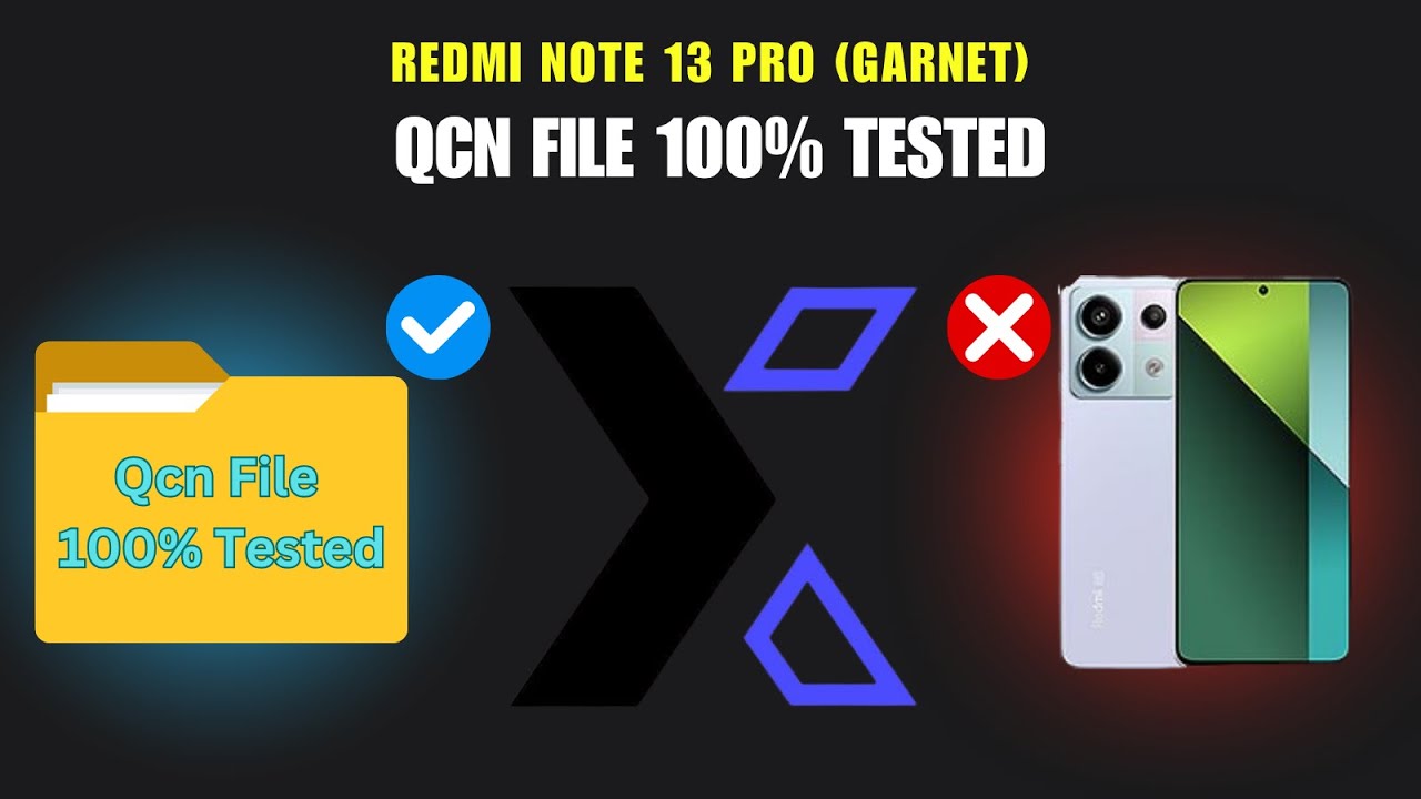  Redmi Note 13 Pro garnet Qcn File 100% Tested #qcn - YouTube Illustration 
