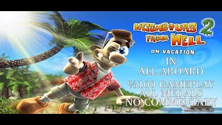 Neighbours Back From Hell 2 (PC) | Episode 1 - All Aboard | 100% - All Medals | No Commentary