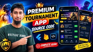 Premium Tournament App Source Code | Gaming App UI & Development Tutorial
