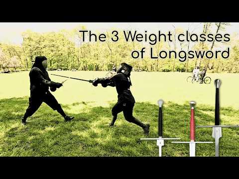 The 3 weight categories in modern HEMA Longsword - Sparring Test