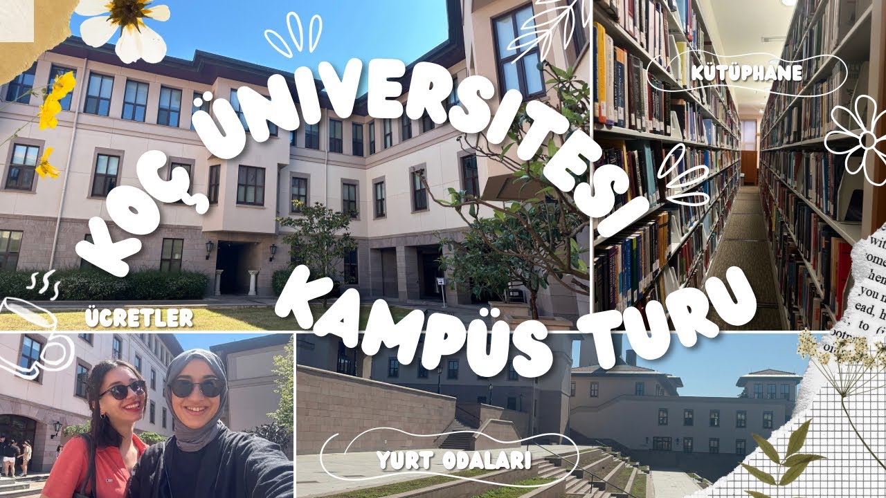 KAMPÜS TURU | KOÇ ÜNİVERSİTESİ - YURTLAR, KULÜPLER, YEME-İÇME, SOSYAL İMKANLAR🍀☕️🏀🏆