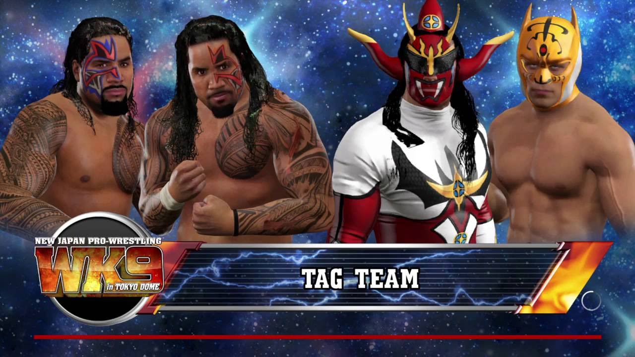 獣神サンダーライガー タイガーマスク Vsジミー ウーソ ジェイ ウーソ Wwe2k17 Youtube