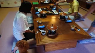 わんこ同席OKな旅館の夕食は薬膳料理【2022.5.21】杖立温泉 葉隠館【2歳7ヶ月】