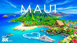 MAUI 8K Aerial 🇺🇸 🌅 Haleakalā Sunrise, Coastal Wonders &amp; Hawaiian Dreamscape ✨
