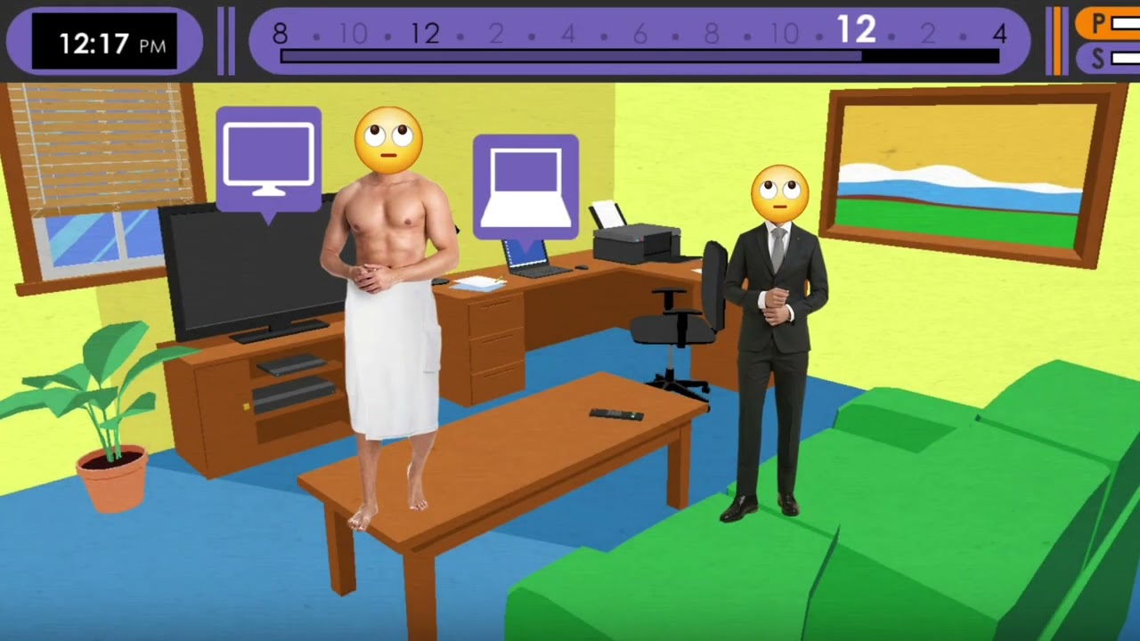 I Went to a Job Interview Without Clothes... (Time Management Game Fail 😂)