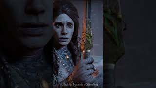 Freya finds the arrow that killed Baldur around Atreus neck