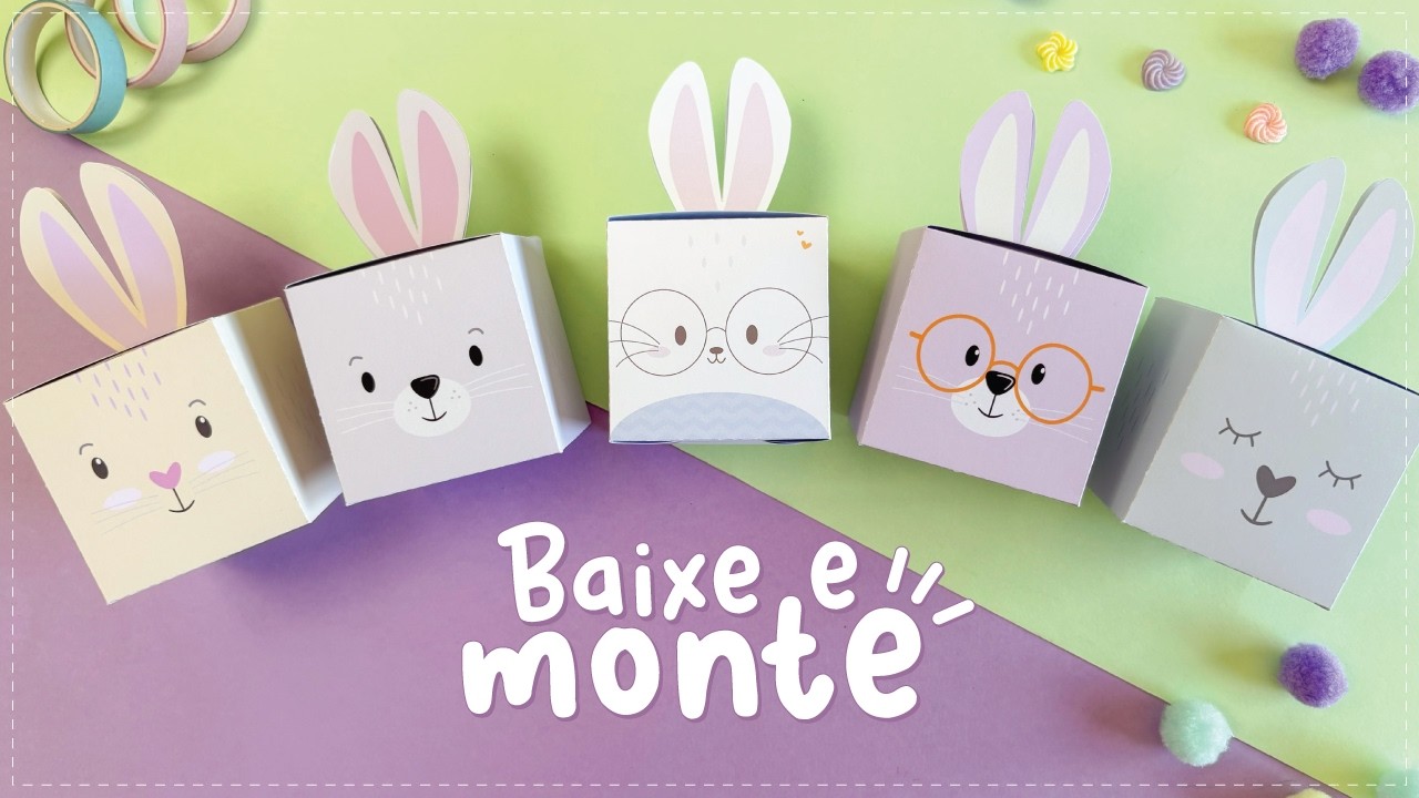 CAIXA COELHO - PÁSCOA | COMO FAZER?