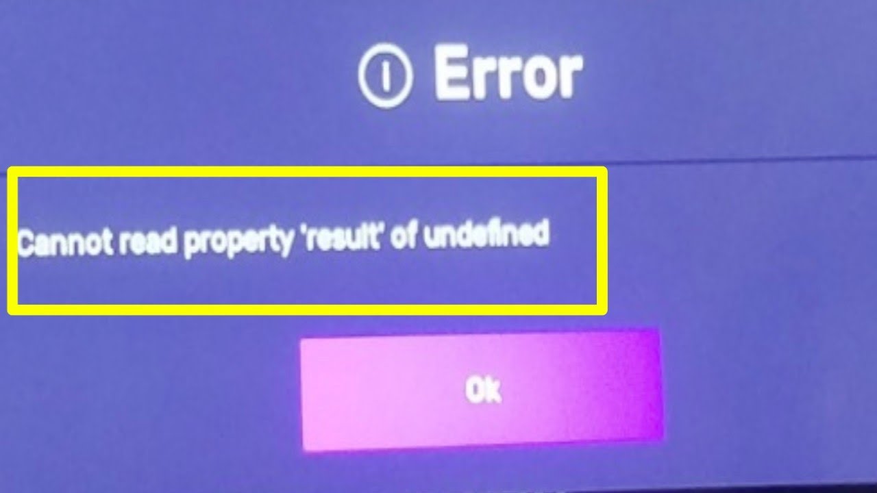 Voot Fix Cannot read this properly result of undefined Problem | Cannot ...