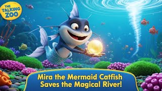 Information Mira the Mermaid Catfish Saves the Magical River! 🐟🌊 | The Talking Zoo News