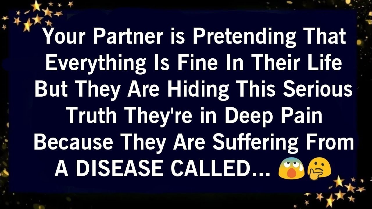 Ваш партнер притворяется, что у него все хорошо в жизни, но правда в том, что... 😨🤔