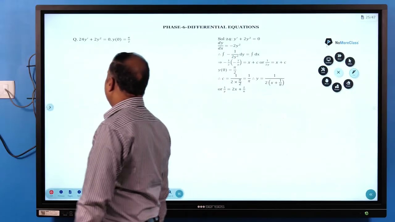 Solving First-Order Differential Equations with Initial Conditions | R S Sharma | Class 12 Math
