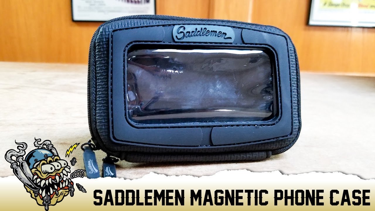 Saddlemen Large E-Pak Electronics Street Motorcycle Magnetic Pouch Black//One Size