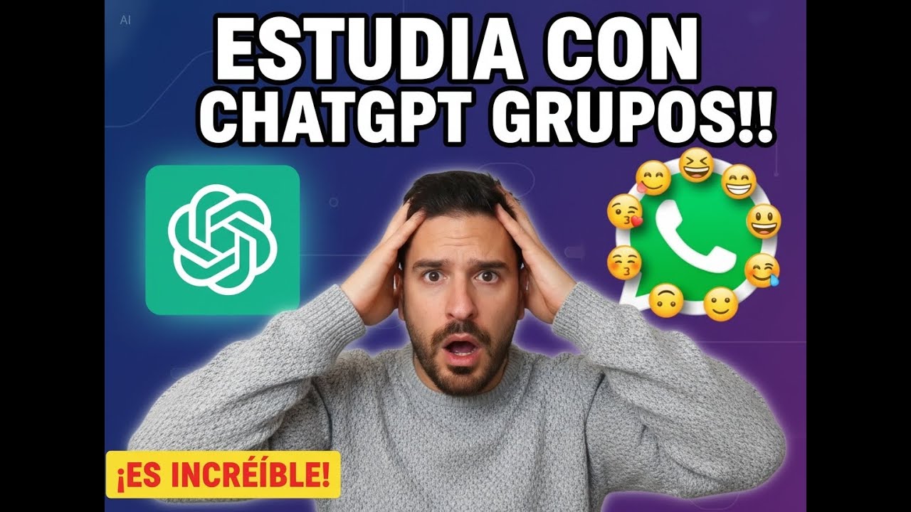🎓 Estudiar con ChatGPT GRUPOS !! La IA en Tu Grupo de Whatsapp de Estudio! ⚡🚀