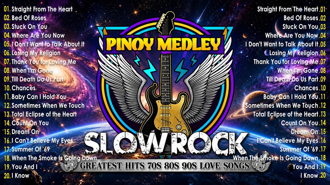 Slow Rock Love Songs Collection 70s 80s 90s | Nonstop Slow Rock Pinoy Medley 🎉 Best Luamang Tugtugin