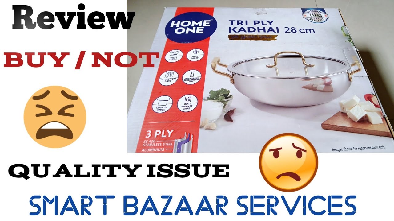 Home One Tri Ply Kadhai Honest Review | Buy Or Not | Video Watch Kare Aur Fraud Se Bache.