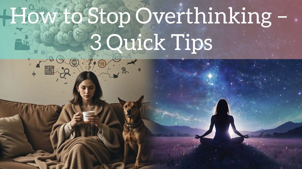 How to Stop Overthinking – 3 Quick Tips | Self development | Self ...
