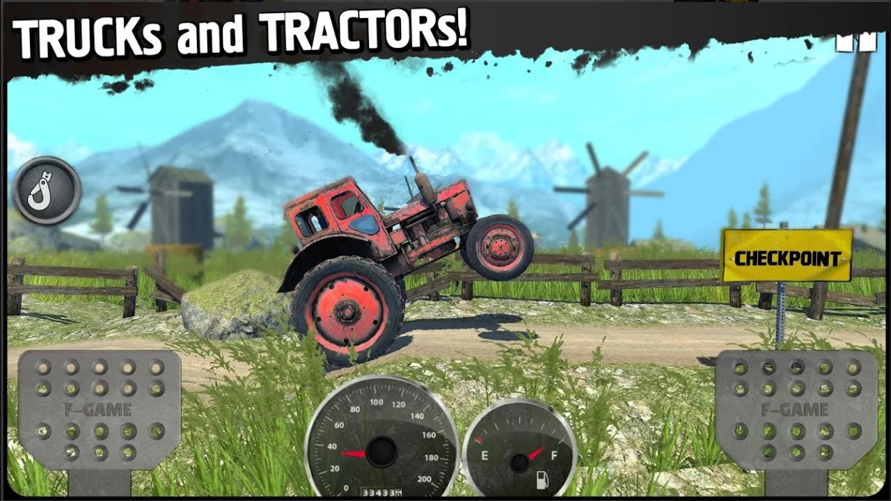 Off Road Travel 4x4 Hill Climb Children Game to Play at Home