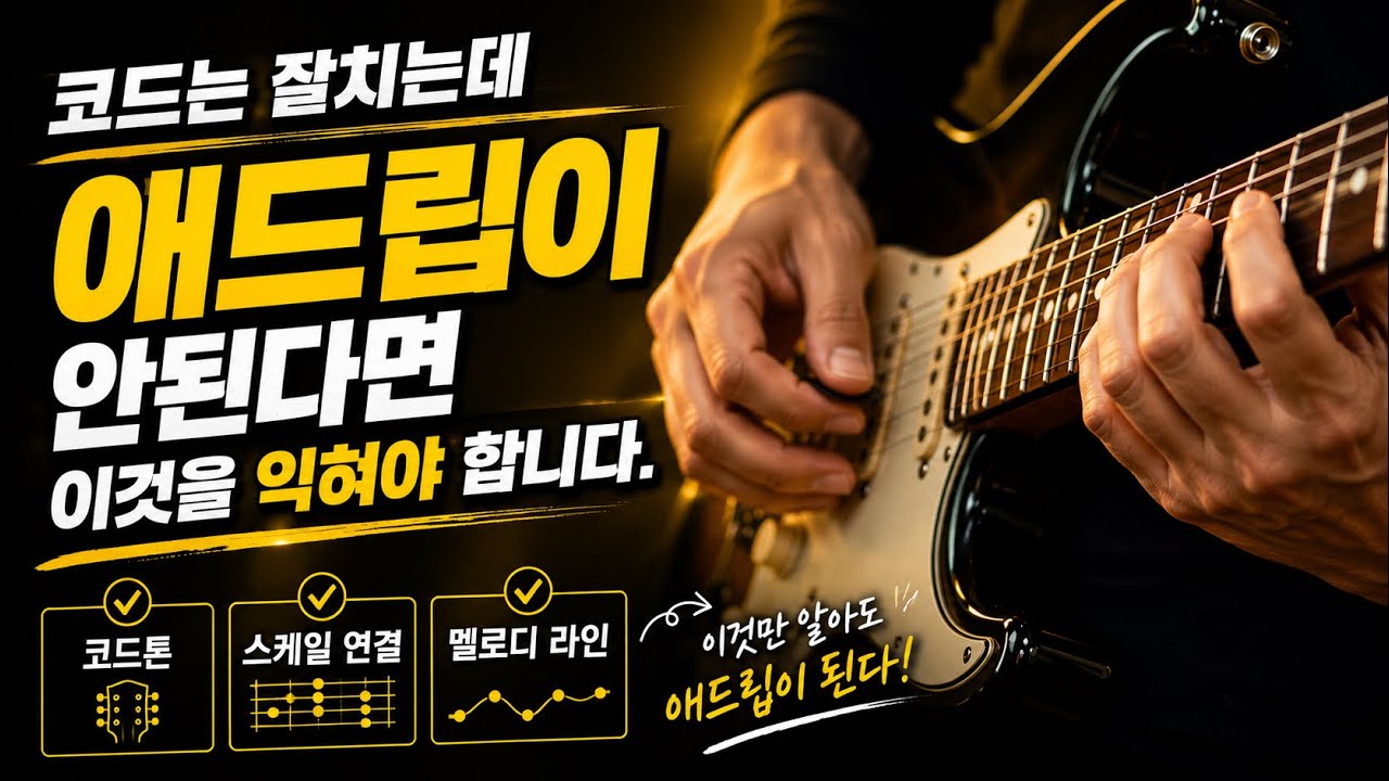 악보없이 바로 되는 애드립의 비결