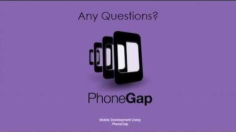 Phonegap Presentation