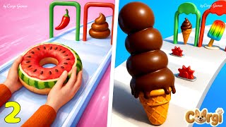 Bakery Stack VS Stacky Ice Cream Runner - Max Level SpeedRun Gameplay iOS Android Part 2